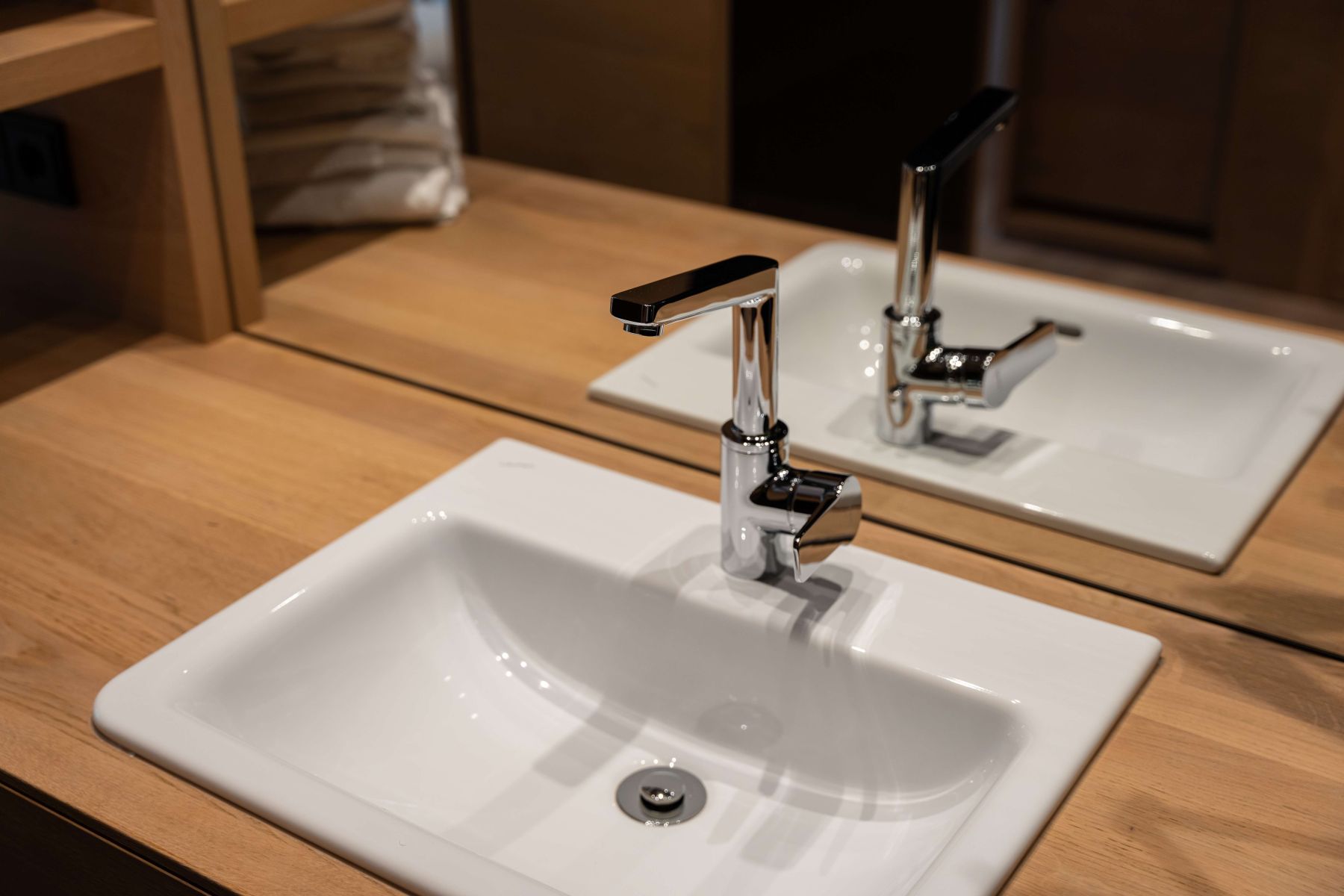 Badezimmer Doppelzimmer Waschbecken